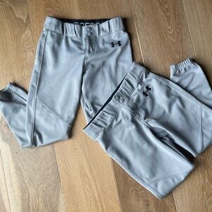 2 pairs- Under Armour Baseball Pants
Youth S-Previously worn